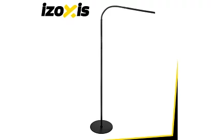 Lampa de podea LED dimabilă 180 cm – neagră cu telecomandă