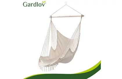 Scaun suspendat de grădină BOHO 2 în 1 – bej