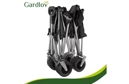 Cărucior de transport pliabil pentru plajă  87 × 46 × 70 cm – până la 200 kg