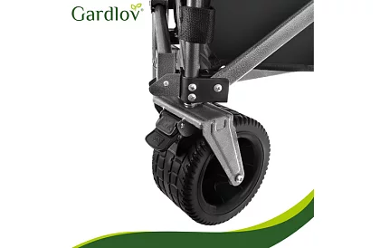 Cărucior de transport pliabil pentru plajă  87 × 46 × 70 cm – până la 200 kg