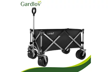 Cărucior de transport pliabil pentru plajă  87 × 46 × 70 cm – până la 200 kg