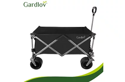 Cărucior de transport pliabil pentru plajă  87 × 46 × 70 cm – până la 200 kg