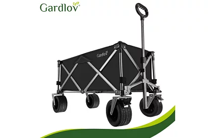 Cărucior de transport pliabil pentru plajă  87 × 46 × 70 cm – până la 200 kg