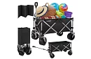 Cărucior de transport pliabil pentru plajă  87 × 46 × 70 cm – până la 200 kg