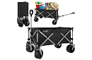 Cărucior de transport pliabil pentru plajă  87 × 46 × 70 cm – până la 200 kg