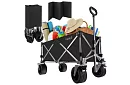 Cărucior de transport pliabil pentru plajă  87 × 46 × 70 cm – până la 200 kg