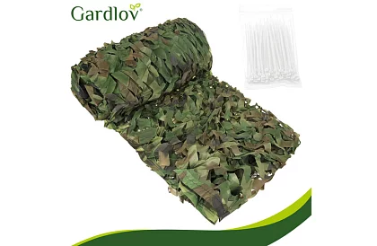 Rețea de camuflaj militară 3x6 metri + 100 de benzi de strângere