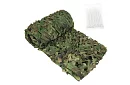 Rețea de camuflaj militară 3x6 metri + 100 de benzi de strângere