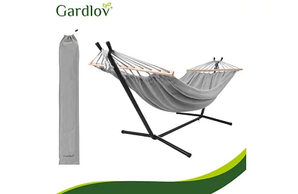 Răchita de grădină 200 × 150 cm + suport de fier până la 250 kg