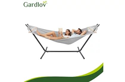 Răchita de grădină 200 × 150 cm + suport de fier până la 250 kg