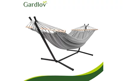 Răchita de grădină 200 × 150 cm + suport de fier până la 250 kg