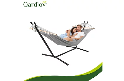 Răchita de grădină 200 × 150 cm + suport de fier până la 250 kg