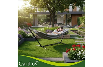 Răchita de grădină 200 × 150 cm + suport de fier până la 250 kg