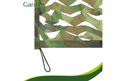 Rețea de camuflaj militară 2x5 metri + 100 de benzi de strângere