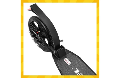 Trottineta pliabilă Black Hyperion cu roți de 200 mm
