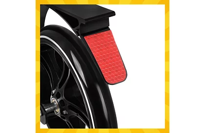 Trottineta pliabilă Black Hyperion cu roți de 200 mm