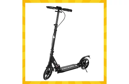 Trottineta pliabilă Black Hyperion cu roți de 200 mm
