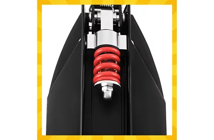 Trottineta pliabilă Black Hyperion cu roți de 200 mm