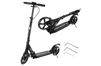 Trottineta pliabilă Black Hyperion cu roți de 200 mm