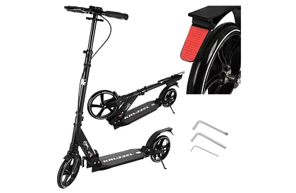 Trottineta pliabilă Black Hyperion cu roți de 200 mm