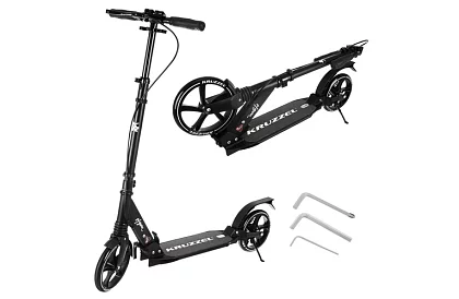 Trottineta pliabilă Black Hyperion cu roți de 200 mm