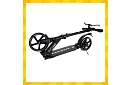 Trottineta pliabilă Black Hyperion cu roți de 200 mm
