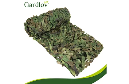 Rețea de camuflaj militară 2x3 metri + 100 de benzi de strângere