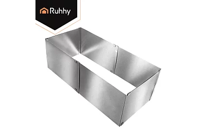 Formă de tort rectangulară ajustabilă 20–38 × 24–45 cm, înălțime 15 cm