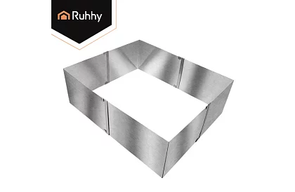 Formă de tort rectangulară ajustabilă 20–38 × 24–45 cm, înălțime 15 cm