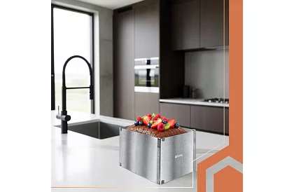 Formă de tort rectangulară ajustabilă 20–38 × 24–45 cm, înălțime 15 cm