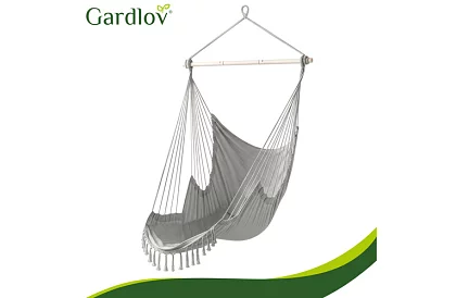 Scaun suspendat de grădină BOHO 2 în 1 - gri