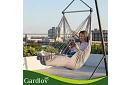 Scaun suspendat de grădină BOHO 2 în 1 - gri