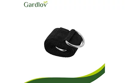 Scaun suspendat de grădină BOHO 2 în 1 - negru