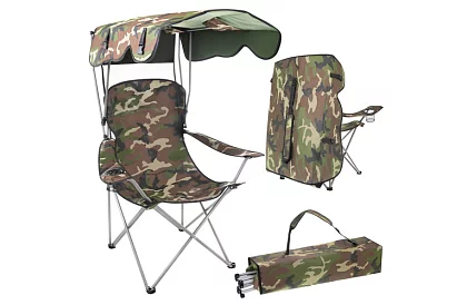 Scaun de pescuit pliabil cu umbrelă – ARMY PANAMA