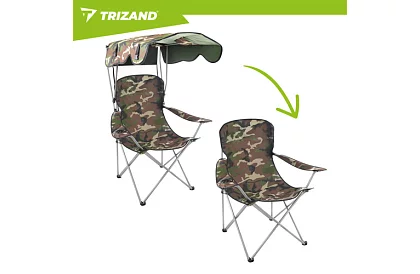 Scaun de pescuit pliabil cu umbrelă – ARMY PANAMA