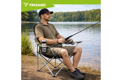 Scaun de pescuit pliabil cu umbrelă – ARMY PANAMA