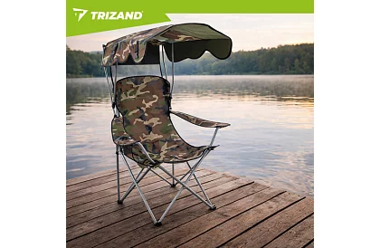 Scaun de pescuit pliabil cu umbrelă – ARMY PANAMA