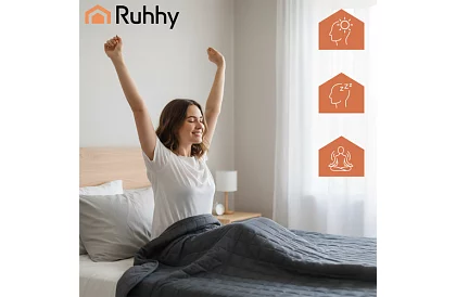 Pătura grea antistres de 10 kg – 200 × 220 cm