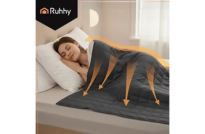 Pătura grea antistres de 10 kg – 200 × 220 cm