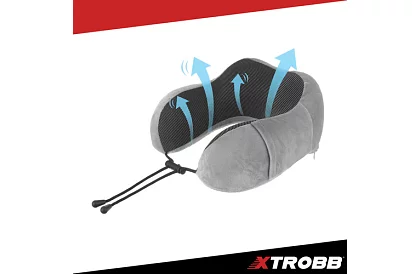 Perna de călătorie pentru gât, pentru avion, mașină + accesorii