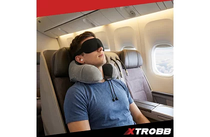 Perna de călătorie pentru gât, pentru avion, mașină + accesorii