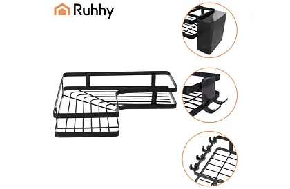 Raft de baie colț - set 2 bucăți