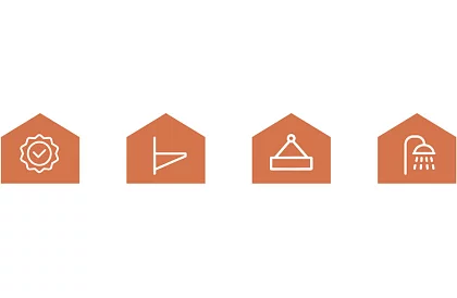 Raft de baie colț - set 2 bucăți