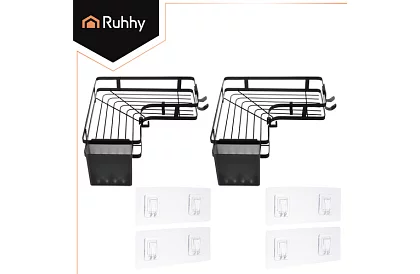 Raft de baie colț - set 2 bucăți