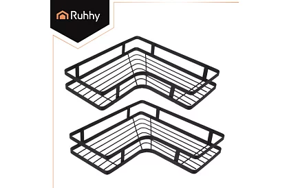 Raft de baie colț - set 2 bucăți