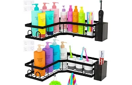 Raft de baie colț - set 2 bucăți