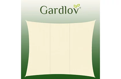 Plasă de umbrire pentru soare 4 × 3 m – Bej