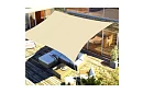 Plasă de umbrire pentru soare 4 × 3 m – Bej