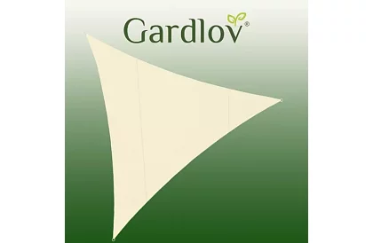 Plasă de umbrire triunghiulară 4 × 4 × 4 m – Bej