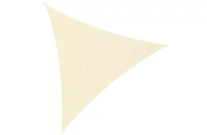 Plasă de umbrire triunghiulară 4 × 4 × 4 m – Bej